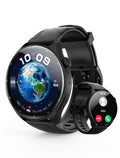 Kumi Smart Watch for Men 1.43 AMOLED Smartwatch 24h Heart Rate Monitor Sleep Monitor 100+ Sport Modes IP68 Waterproof Activity Tracker and Smartwatches for Android and iOS Black
